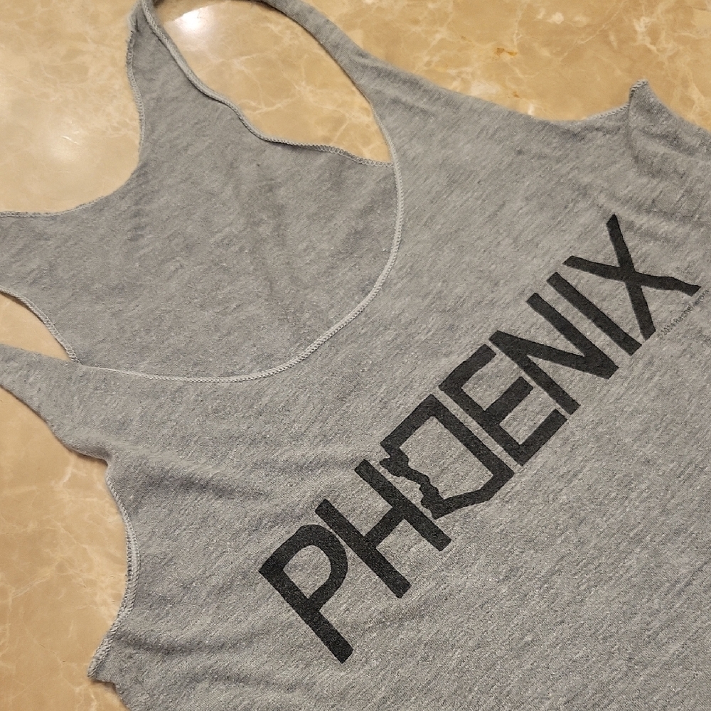 Phenix Women's Light Gray Tank Top - Picture 3 of 7